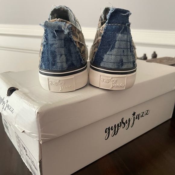 Cheeta & Denim Gypsy Jazz Shoes - Picture 4 of 4